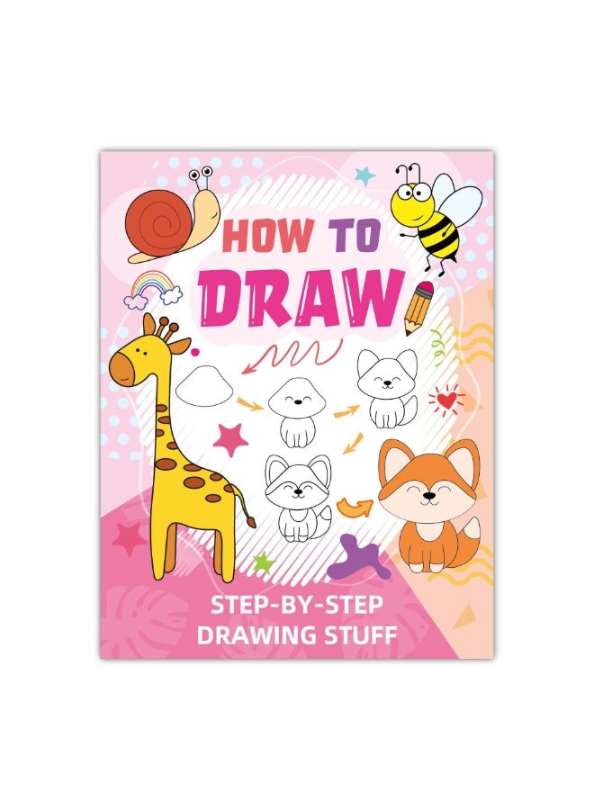 Capstro How to Draw Step-by-Step Drawing Book for Kids – Guided Sketch Practice for Early Art Skills, Creative Learning & Screen-Free Activity – Animal Theme - Image 1